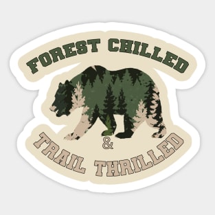 Forest Spirit Bear Mountain Sticker